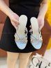 Guốc gót nhọn dây xoắn D417