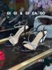 Sandal gót nhọn tiệc bling S881