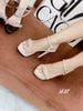 Sandal gót nhọn đế đúp S827