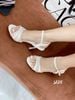 Sandal gót nhọn tiệc bling S886
