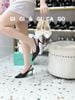 Cao gót nhọn ren hở gót C065