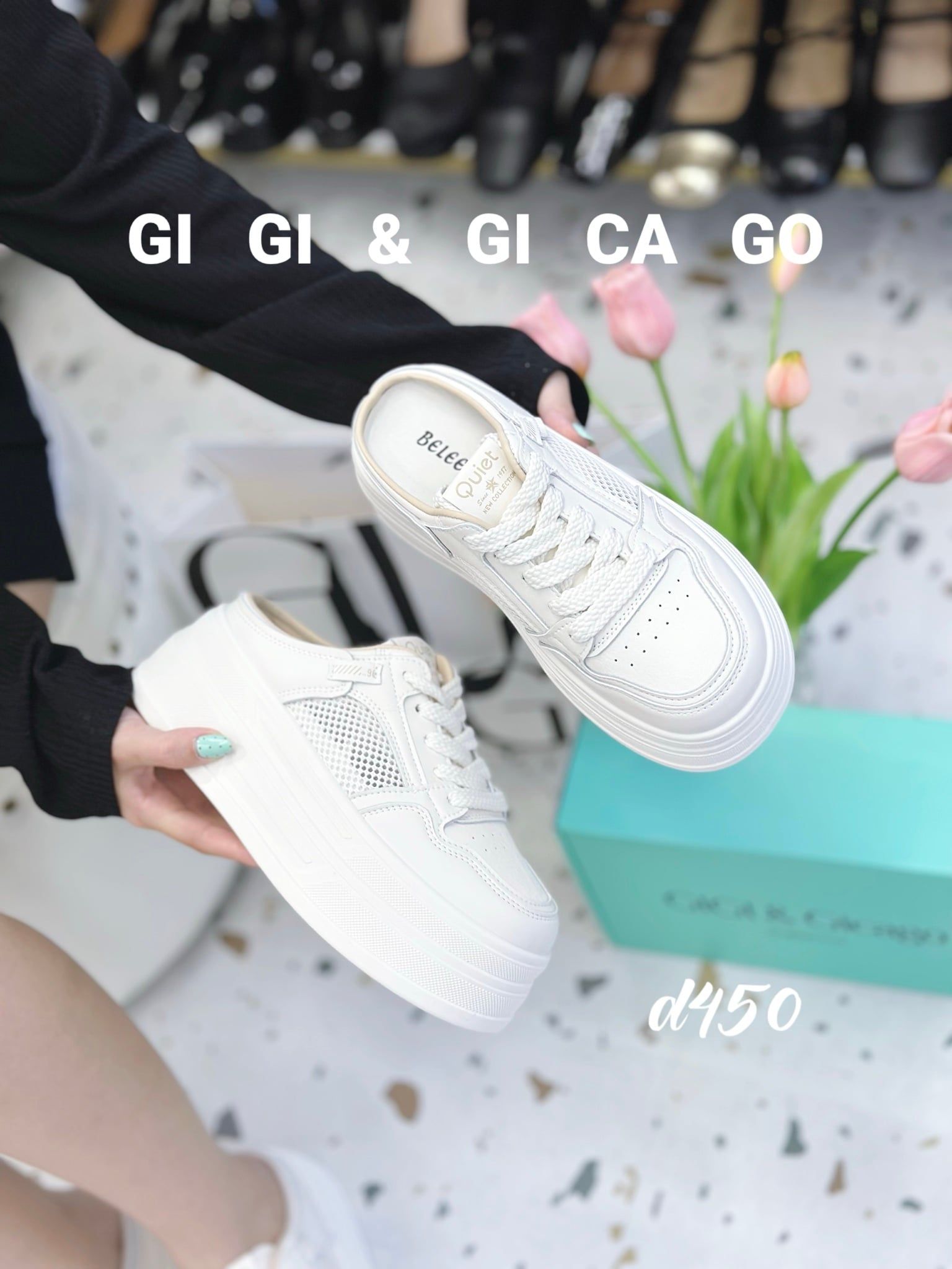 Giày sục thể thao cao D450