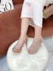 Sandal gót nhọn đế đúp S892