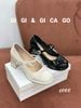 Cao gót vuông nơ Lolita C066