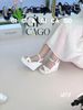 Sandal xuồng bóng chéo WD S873