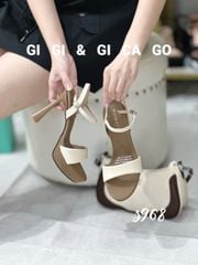 Sandal gót nhọn quai ngang S968
