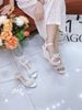 Sandal xuồng bông chùm HOA WD S913