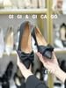 Cao gót nhọn Nơ da C419