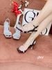 Sandal gót nhọn tiệc bling S901