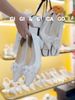 Cao gót vuông kim tuyến GIAYCUOI C064