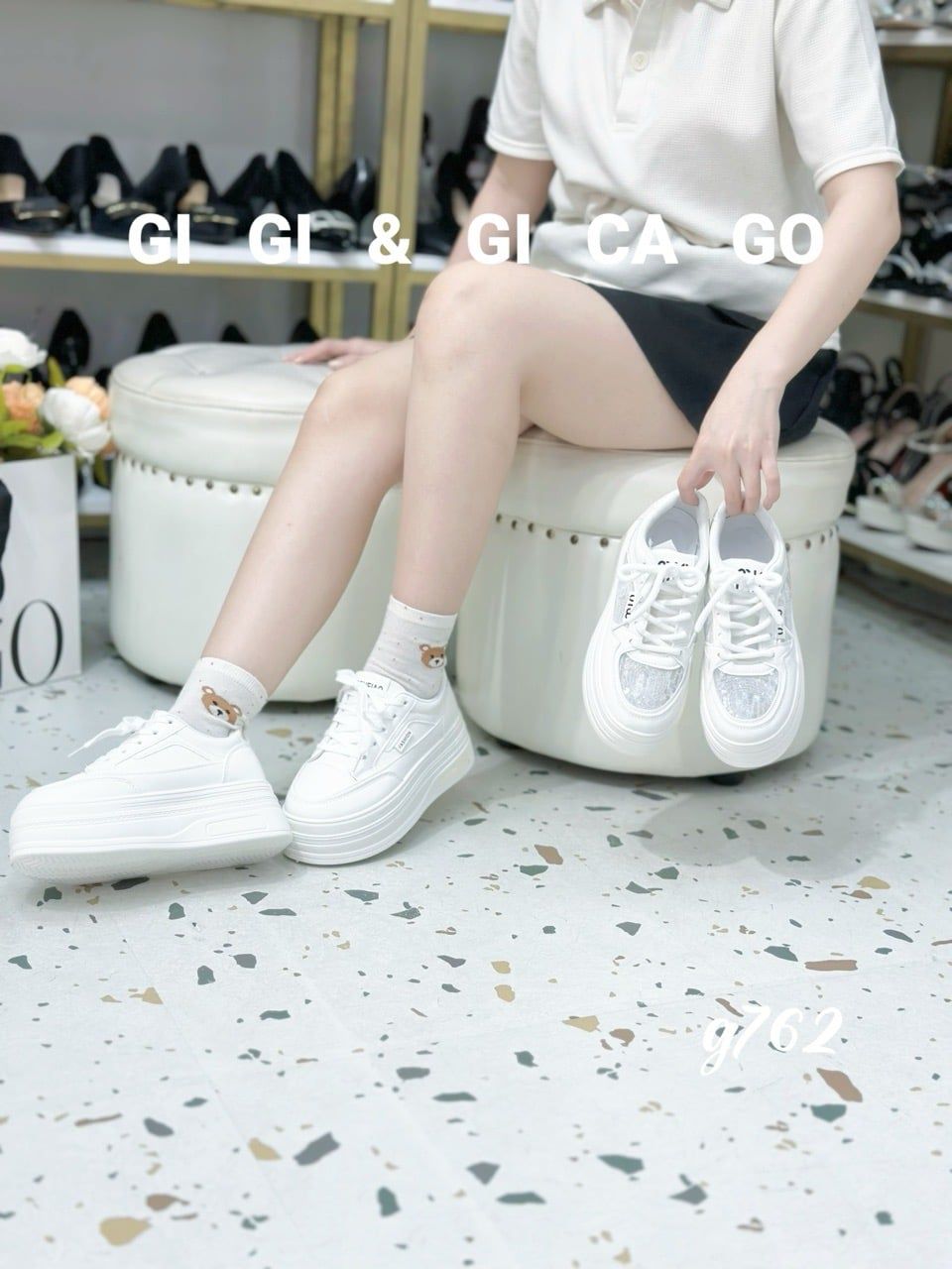 Giày thể thao bánh mì G762