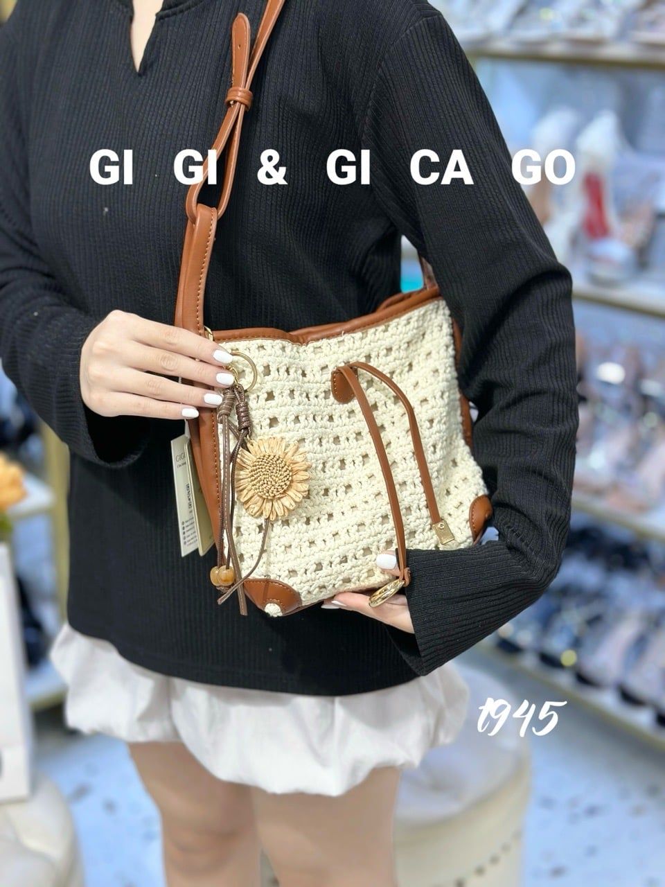 Túi cói hoa hướng dương T945