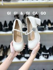 Giày cao gót vuông mũi tròn Loli C034