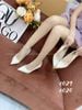 Cao gót nhọn da trơn C024