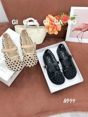Giày bệt búp bê lưới chấm bi B944