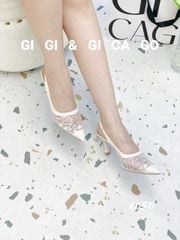 Giày cao gót nhọn hỡ gót C050