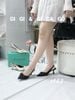 Cao gót nhọn hở gót Nơ C082
