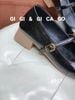 Giày búp bê mũi tròn charm Nơ B956