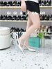 Giày cao gót nhọn hở gót C976