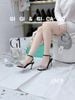 Sandal gót nhọn dây đá S964