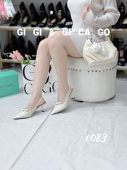 Cao gót nhọn hở gót Nơ C083