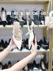 Giày cao gót nhọn hở gót C976