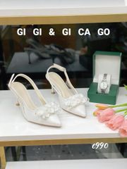 Cao gót nhọn hở gót WD C990