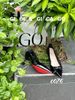 Cao gót nhọn bóng nơ C076