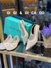 Cao gót nhọn ren hở gót C071
