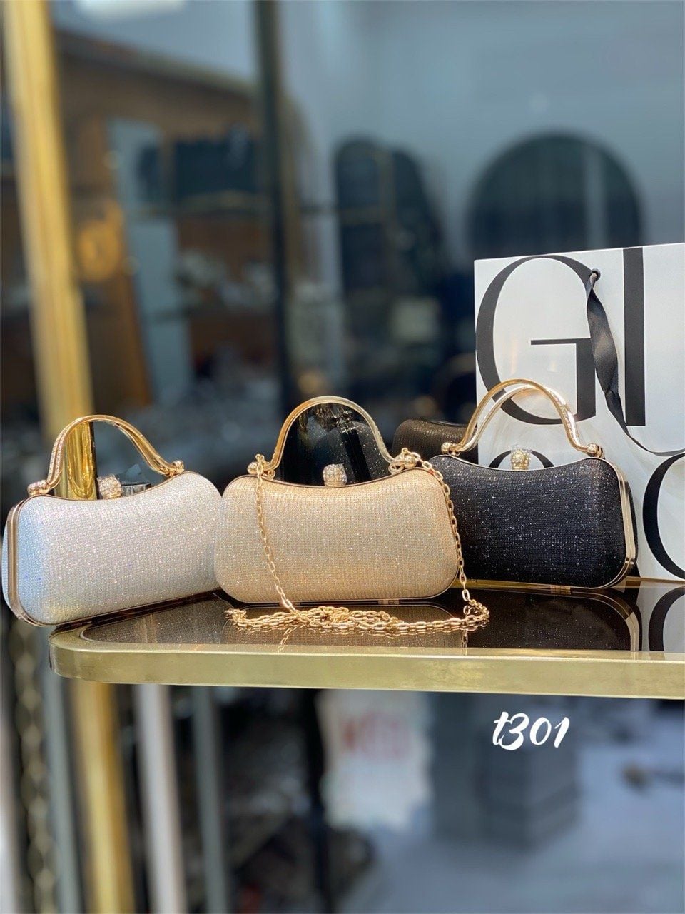 Túi Tiệc Bling túi tiệc T301