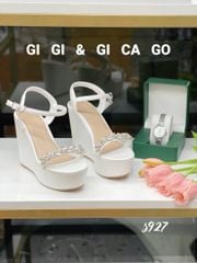Sandal đế xuồng dây đính đá WD S927
