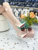 Cao gót nhọn hở gót C049