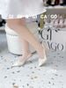 Cao gót nhọn hở gót kim tuyến GIAYCUOI C742