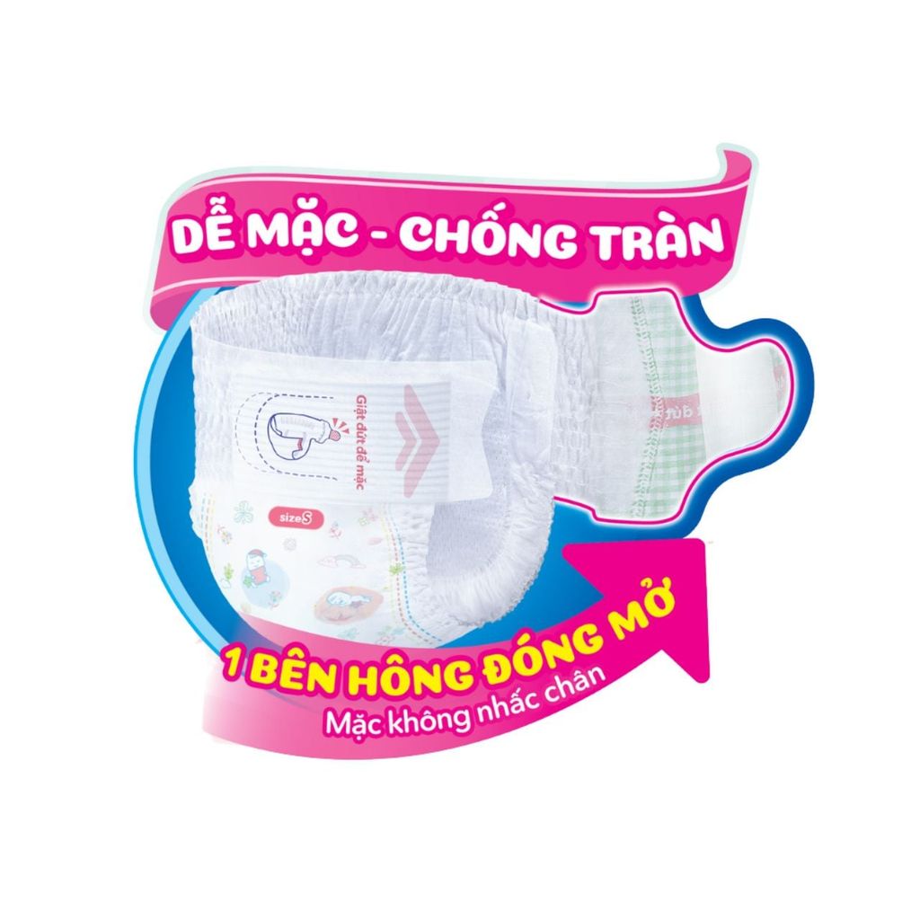 Tã quần S80 Bobby Mở Một Bên