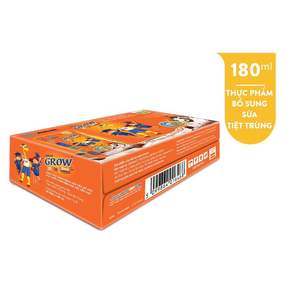 Sữa dinh dưỡng Abbott Grow Gold Cacao 180ml