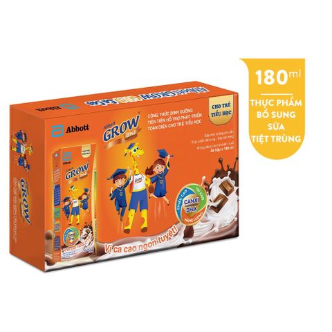 Sữa dinh dưỡng Abbott Grow Gold Cacao 180ml/hộp
