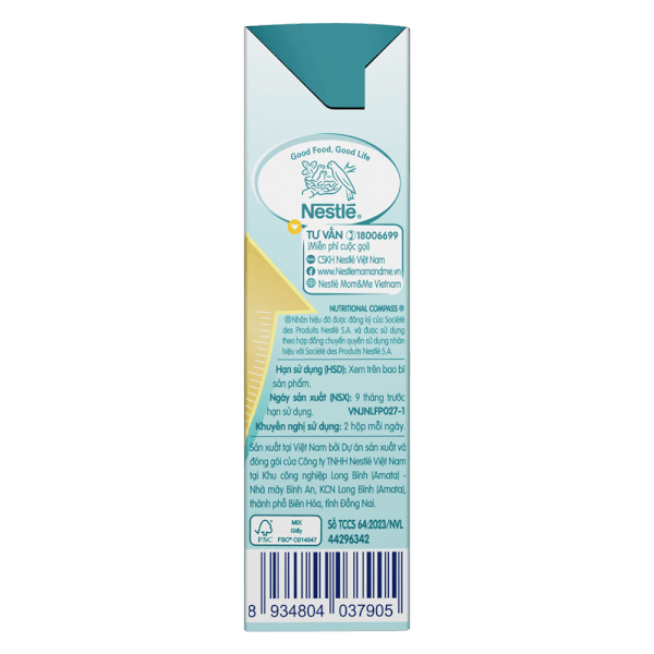 Thùng 32 hộp Sữa nước NAN GROW 6 (32x180ml) cho trẻ từ 1 tuổi