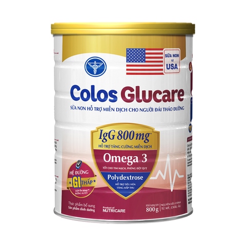Sữa Nutricare Colos Glucare 800g – Dinh Dưỡng Chuyên Biệt Giúp Ổn Định Đường Huyết Và Tăng Cường Đề Kháng