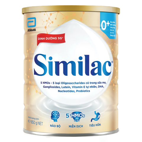 Sữa Similac 5G Số 0+ 800g Cho Trẻ 0-12 Tháng