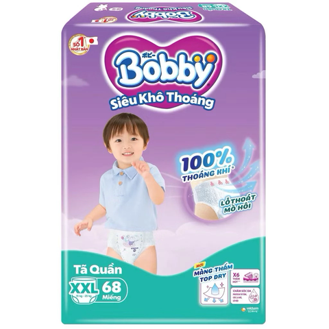 Tã Quần Bobby Size XXL 68 Miếng (15-25kg)