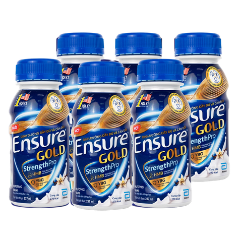 Sữa tăng cường sức khỏe tăng cường miễn dịch Ensure Gold Vani 237ml