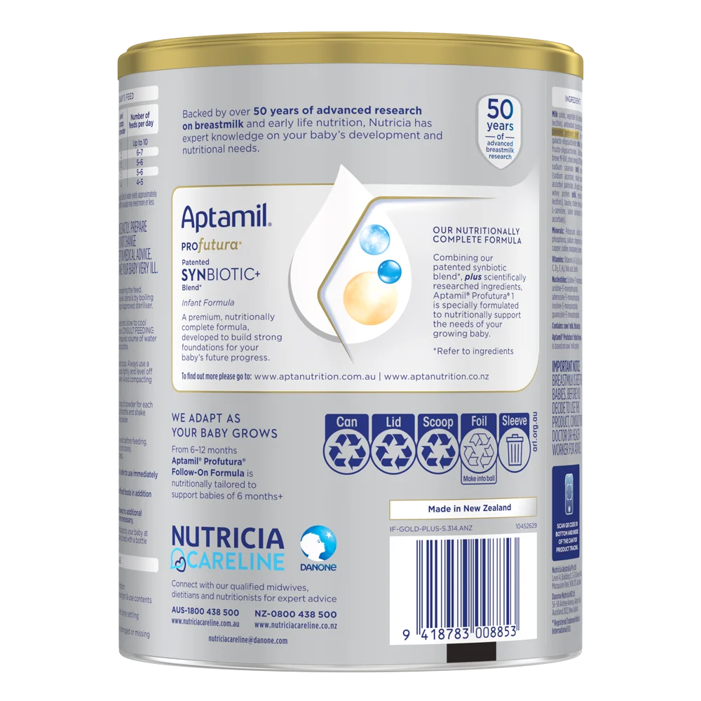 Sữa Aptamil Profutura Úc số 1 900g (0-6 tháng)