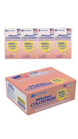 Thùng 48 hộp sữa nước 110ml Metacare Colostrum - Cho trẻ từ 1 tuổi trở lên.