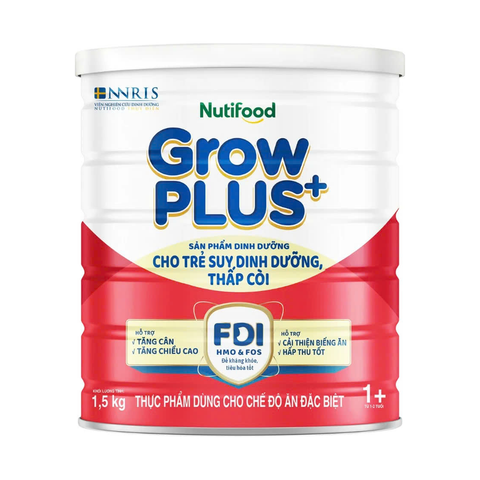Sữa Nutifood GrowPlus+ Đỏ 1+ (1-2 tuổi) 1,5kg
