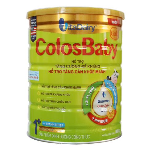 Sữa Colosbaby Gold Vị Thanh Nhạt 1+ 800g (1-2 tuổi)