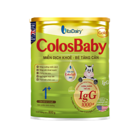 Sữa ColosBaby Gold 1+ 800g - S (1-2 tuổi)