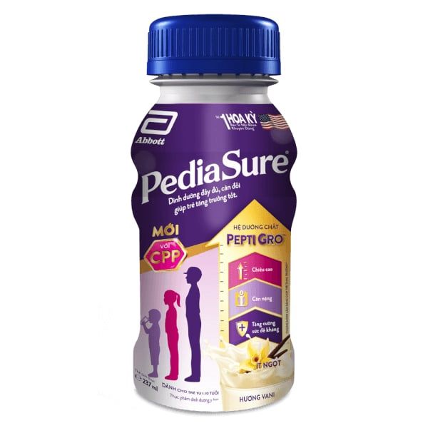 Thùng 24 chai sữa nước PediaSure hương Vani 237ml