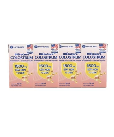 Lốc 4 hộp sữa nước 110ml Metacare Colostrum - cho bé 1 tuổi trở lên