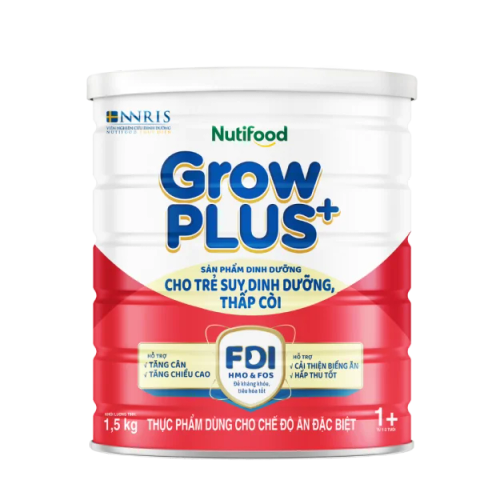 Sữa Nutifood GrowPlus+ Đỏ 1+ (1-2 tuổi) 1,5kg