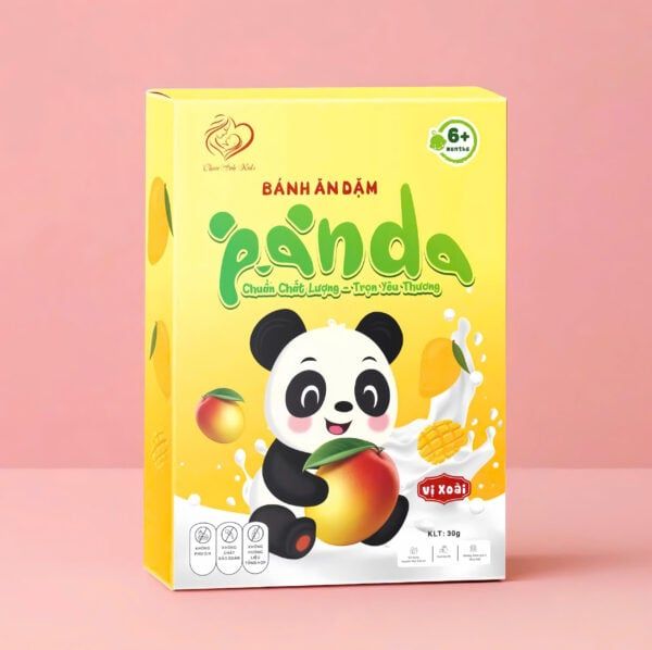 Bánh ăn dặm Panda (từ 6 tháng tuổi)